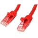 StarTech.com N6PATC10MRD 10m Cat6 U/UTP (UTP) Rojo N6PATC10MRD